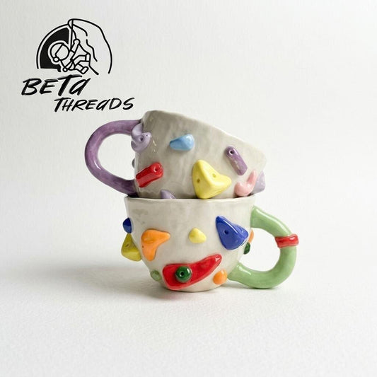 Handcrafted Ceramic Rock Climbing Hold Mug | Creative Bouldering Gift